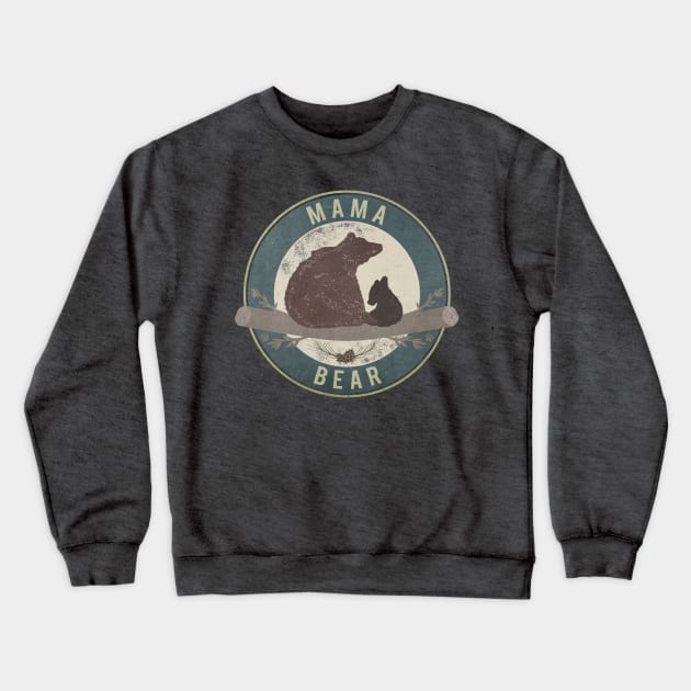 Mama Bear Crewneck Sweatshirt by directdesign